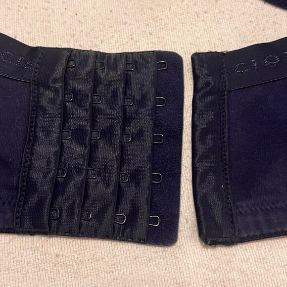 Lane Bryant Cacique 48DD Navy Lace Boost Plunge Bra With Adj Straps Comfortable - Picture 8 of 16